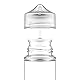 Chubby Gorilla V3 5 x 120ml PET-Flaschen - Einhorn-Flasche - Flasche für E-Liquid - Tropfflaschen (klare Flasche mit Klare, 120 ml)