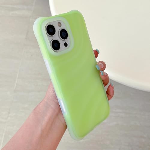 Coque silicone liquide iPhone 16 Pro vert souple antichoc