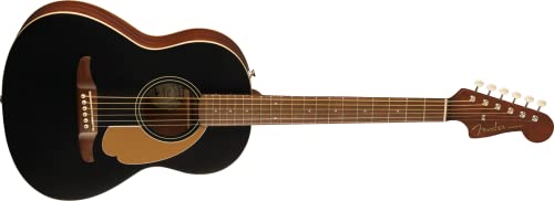 Fender Sonoran Mini – Guitare acoustique – Noire (+ housse) - Les Beatles, Paul McCartney, John Lennon, RIngo Starr, George Harrison Fender Sonoran Mini - Guitare acoustique - Noire (+ housse) – Image 4