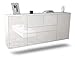 Produktbild Dekati Sideboard Orange hängend (180x77x35cm) Korpus Weiss matt - Front Hochglanz Weiß - Push to Open - Leichtlaufschienen