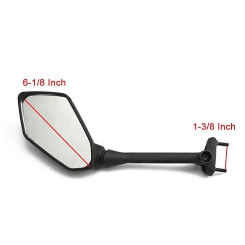 Rétroviseurs Moto Ninja 650R Qualité Supérieure Finition Coque ABS Durable