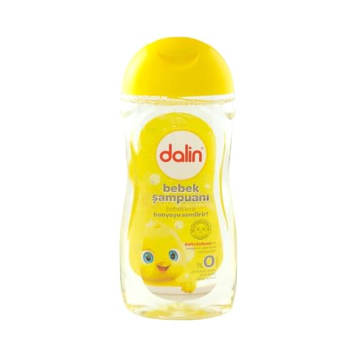 Dalin Baby Shampoo Soap and Body Wash, Gentle Care for Hair and Skin, Hypoallergenic, Natural Formula for Sensitive Baby Skin, 200ml, Pack of 6