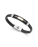 Pulsera Viceroy 1480P01011 acero y piel hombre