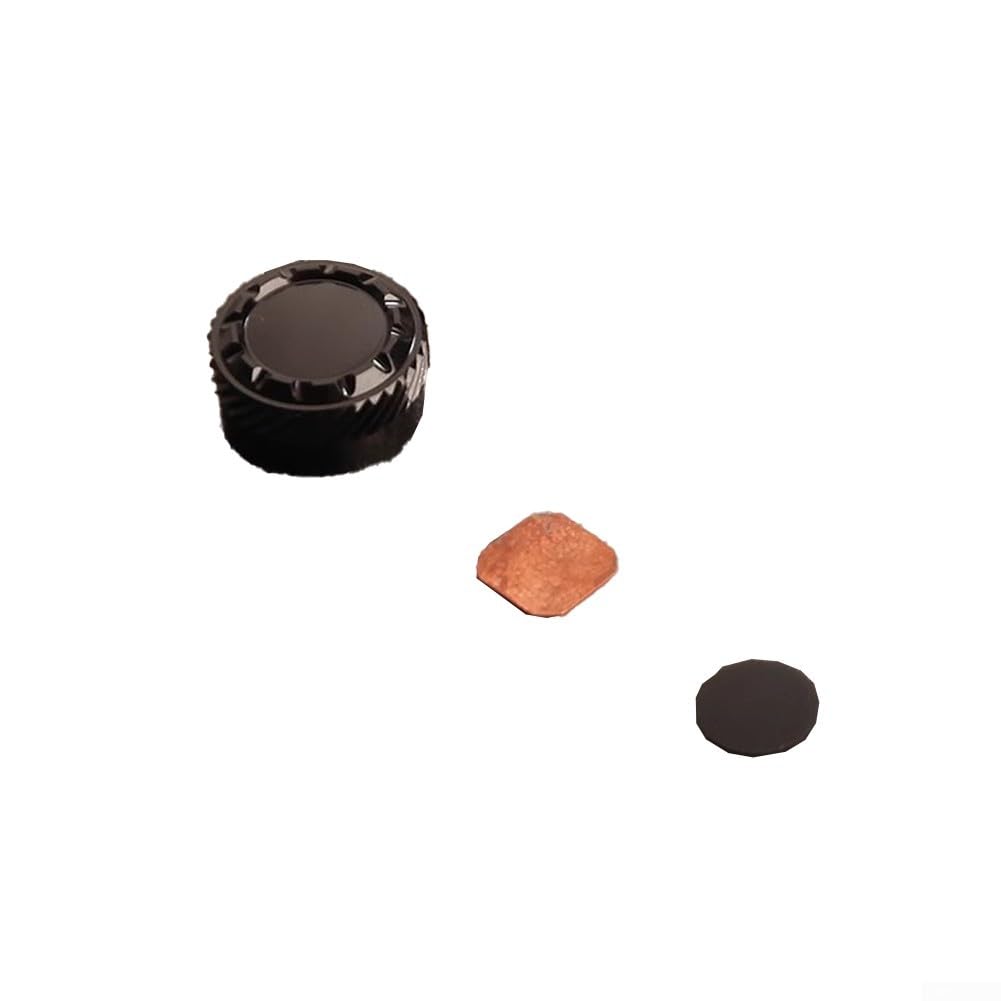 YJDOORPLAY Bouton de frein mécanique en aluminium pour moulinet de pêche Daiwa Tatula série 100 150 200 300 400 - Moulinet de lancer d'appât noir (19 pour TATULA 100 Noir)