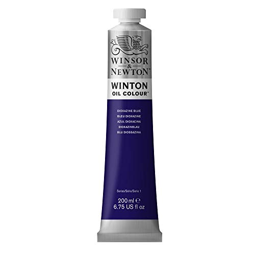 Winsor &Amp; Newton Winton - Tubo De Pintura Al Óleo, 200 Ml, Azul (Azul Dioxaciona)