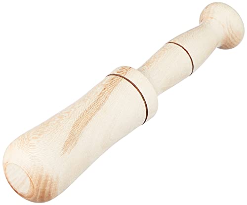 Metaltex Mano MORTERO Madera 19 CMS, Negro, Centimeters