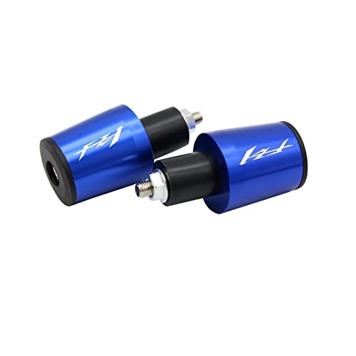 Poignées guidon 22mm pour Yamaha FJR 1300 et FZ1 embouts de guidon bleu