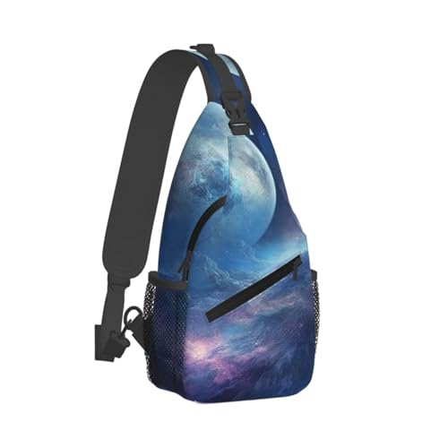 Mochila pequeña tipo sling para senderismo unisex miniatura 1