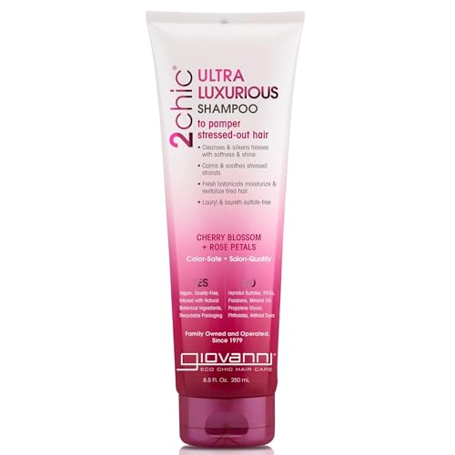 Shampooing Cherry Blossom GIOVANNI anti-cheveux ternes
