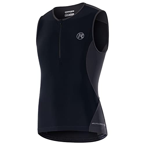 Triathlon Top Mens with Pockets Essential Mens Sleeveless Cycling Jersey
