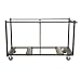 Lifetime 80193 Table Cart with Heavy Duty Steel, Black Sand Finish