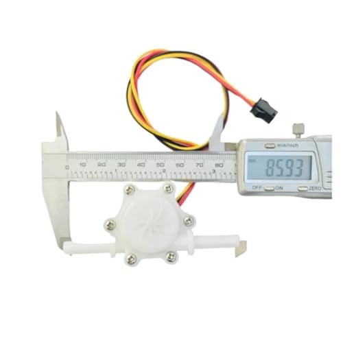 Sensor medidor de flujo de agua de 0.1-1.5L/min y 5-24V DC HS06PS para tubería pequeña 3