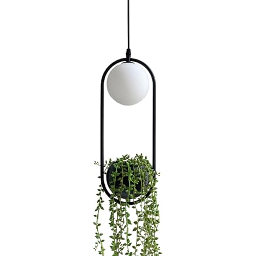 Plante de simulation créative en suspension pour raviver un éclairage de chambre sombre