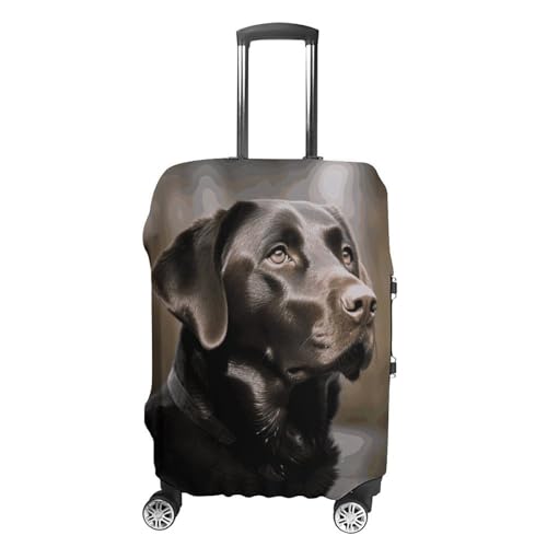 Labrador Retriever Luggage Cover, Washable Elastic Suitcase Cover Protector Fit 18-32 Inch Luggage