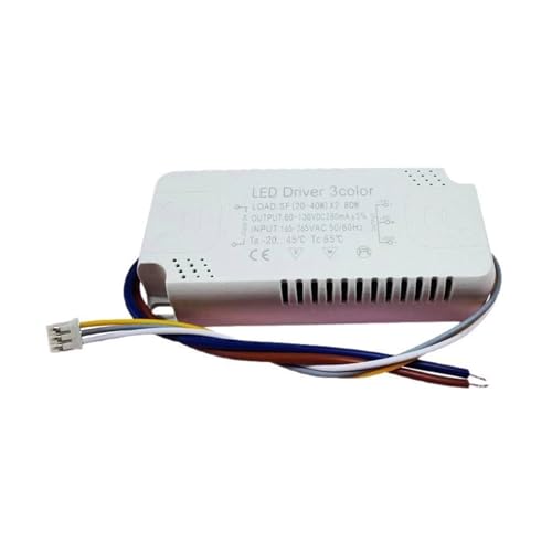Pilote bicolore 20-40 W x2 avec gradation flexible et changement de couleur pour luminaire LED