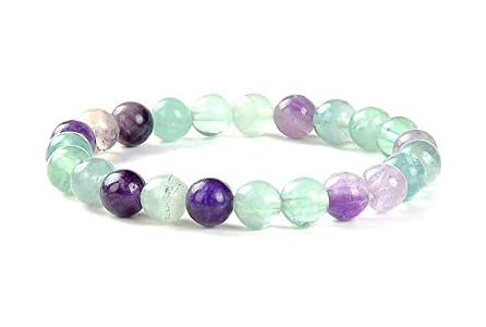 Image of Certified Crystal Bracelet | 8mm Beads | Stretchable Healing Bracelet | Bracelets for Men and Women |