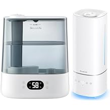 GoveeLife Humidifiers for Bedroom H7142 bundle with GoveeLife Smart Humidifiers for Bedroom 6L H7149