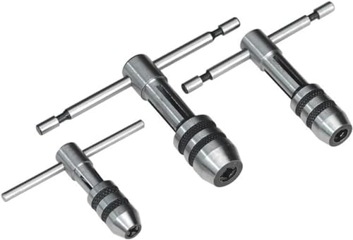 Image of Adjustable T-Handle Tap Wrench Set - 3 Piece M1-M4 / M4-M8 / M6-M12