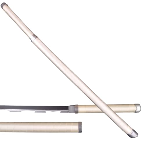 Image of Offo Demon Slayer Inosuke Wooden Katana | 100CM Life-Size Anime Sword | Wooden Replica for Cosplay, Martial Arts, Home Decor & Gifts | Ideal for Anime Fans, Kids & Collectors