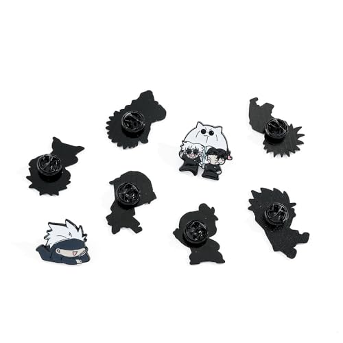 Anime Goj Satoru Figure Badge Set,Enamel Lapel Pin Brooch for Backpack Jackets Pin Gift for Fans4