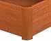 Flex Canape abatible Patas y accionamiento de Ruedas (150x190, Cerezo)