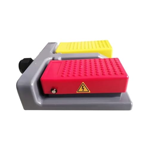 Interrupteur à pédale électrique SYF-805 double avec boîtier métallique robuste