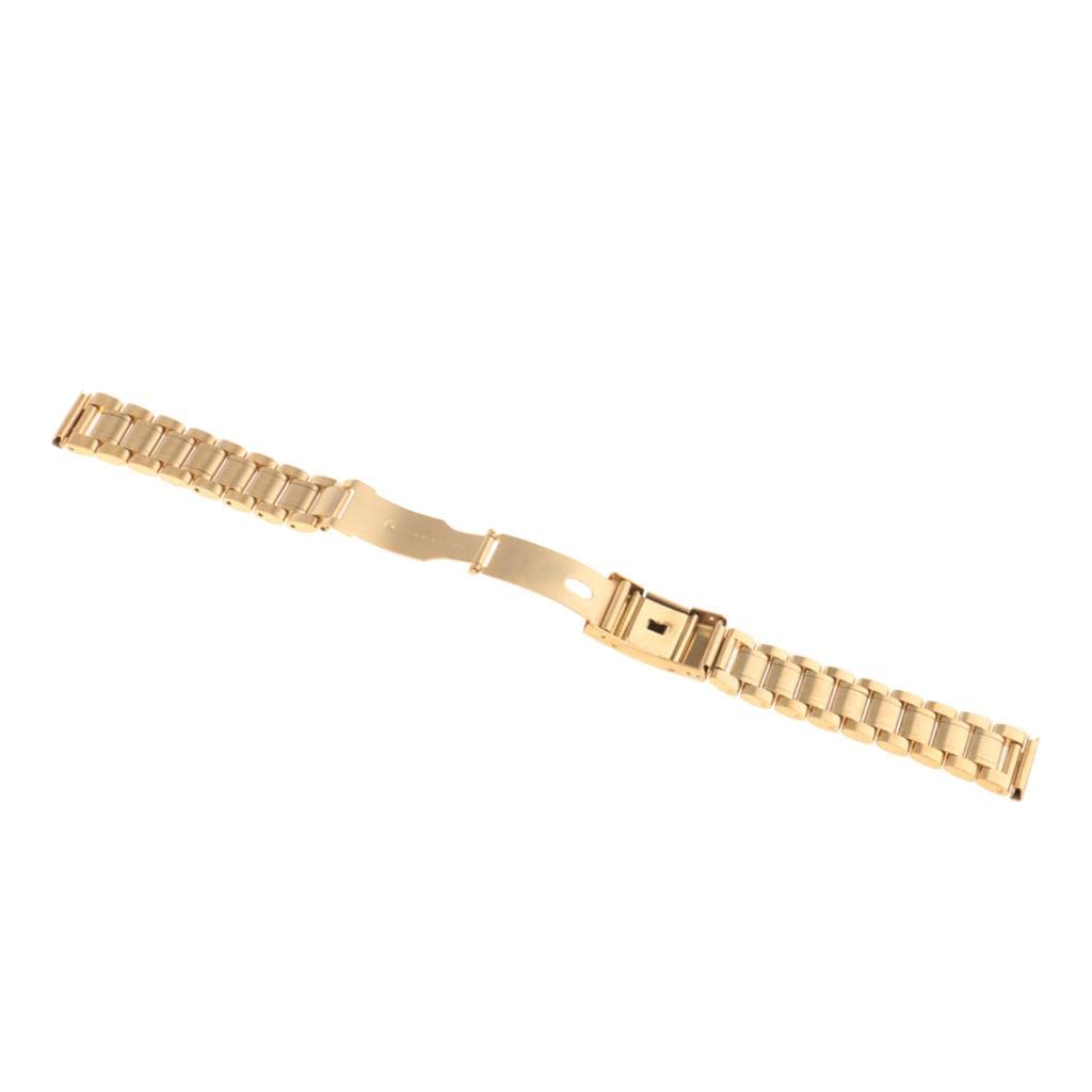 ATORSE® 18Mm Luxury Stainless Steel Clasp Wrist Watch Band Strap 3Styles Gold (B0C6TTW4D6) Amazon Price History, Amazon Price Tracker