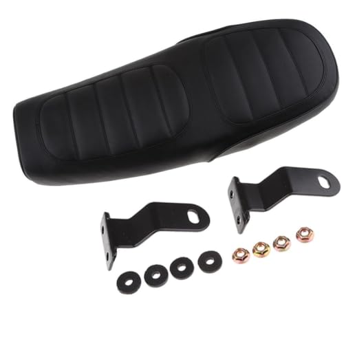 Selle solo de moto classique contre le mal de dos avec coussin café racer 63 cm