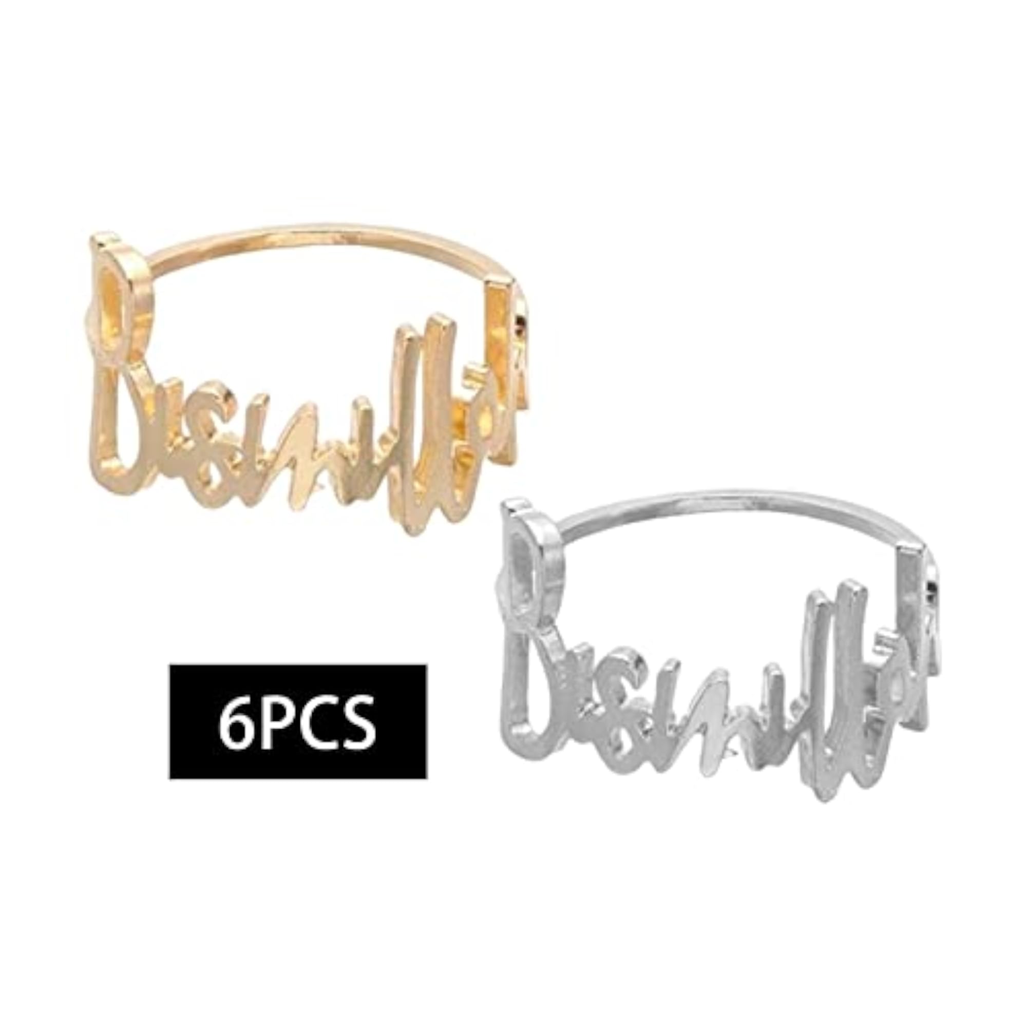 Decorative Napkin Buckles for Holiday Banquets
