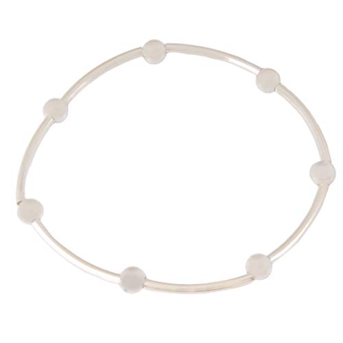 Pinhan - Pulsera de cuentas redondas de metal con cuentas de estilo bohemio y bohemio