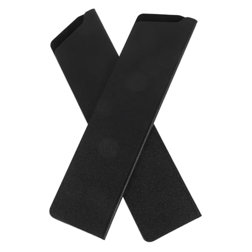 PRETYZOOM 2pcs Safety Knife Cover Cutting Slicing Scabbard Pairing Hand Protector Protection Edge Blade Paring Protective Nitrile Knifes Sleeve Fruit Block Safety Knife Sleeves Black Plastic