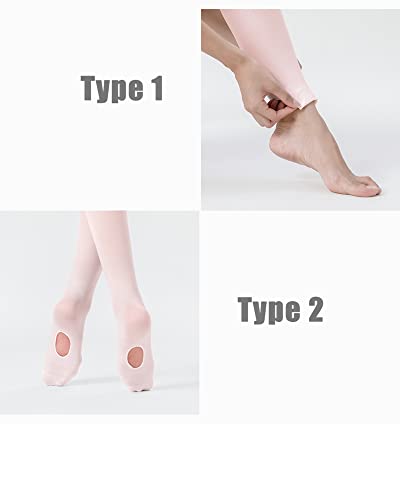 Image of Stelle Girls Women Ballet Dance Convertible Tights Ultra Soft Pro Transition Tights