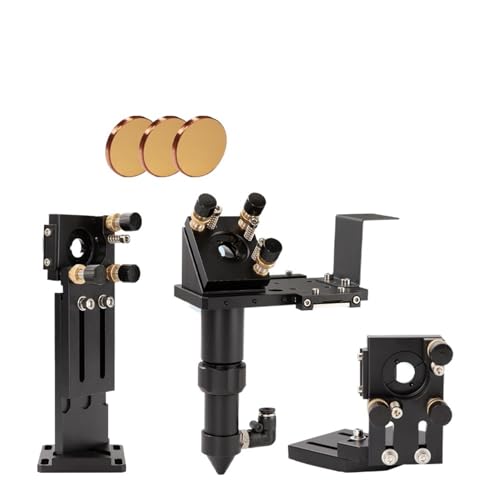 CO2 Laser Head CVD ZNSE Lens Set D18 FL38.1 D20FL50.8/63.5/101.6mm Integrative Mount Dia.25 Cu Mirror for Laser Cutter(24V)