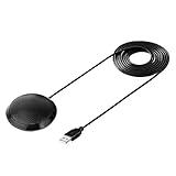 TOYANDONA USB Kondensator Konferenzmikrofon Rund Omnidirektional USB Anschluss PC Laptop für Online Meetings Business Calls Gaming und Videoaufnahmen Plug Play Sprachaufnahme