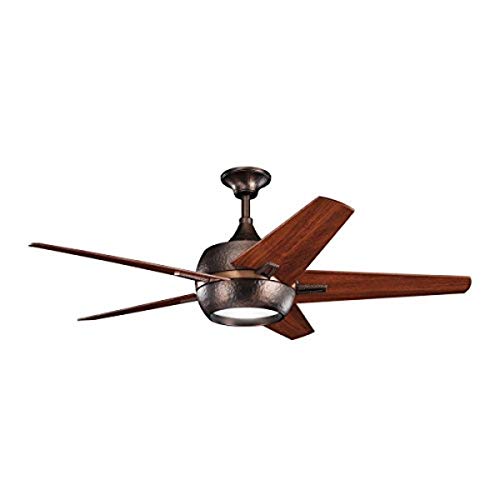 Kichler 300137OBB 3 Light 52-Inch Makoda Ceiling Light, Oil Brushed Bronze