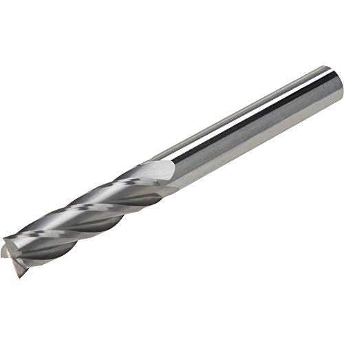 Image of Steelex D2712 Long Solid Carbide End Mill, 1 /2-Inch by 4 Flutes