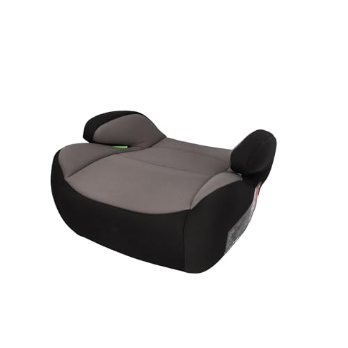 cartrend Asiento elevador infantil con ISOFIX, certificado DIN ECE R129, máxima protección y comodidad, para una altura de 125 – 150 cm, guía de cinturón integrada, antracita