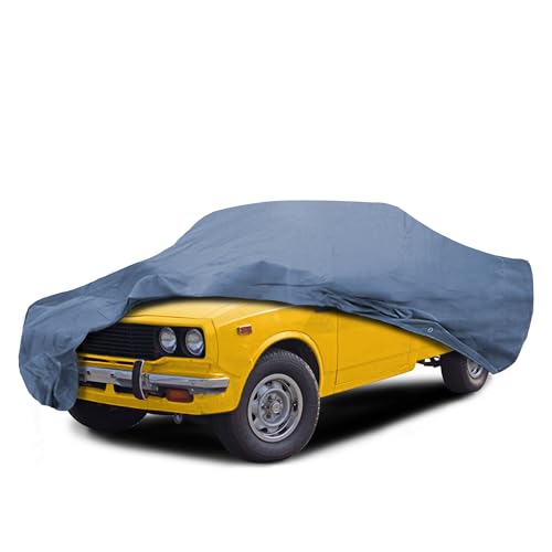 DaShield Ultimum Series Car Cover for Nissan Datsun 620 2-Door Pickup 1974-1979 Standard Cab Short Bed All Weather Protection Semi Custom Full Coverage Dust, Sun Snow Rain Protection Indoor Outdoor
