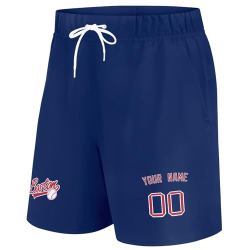Image of ANTKING Swim Trunks Custom Name Number Beach Shorts for Men Youth Gifts