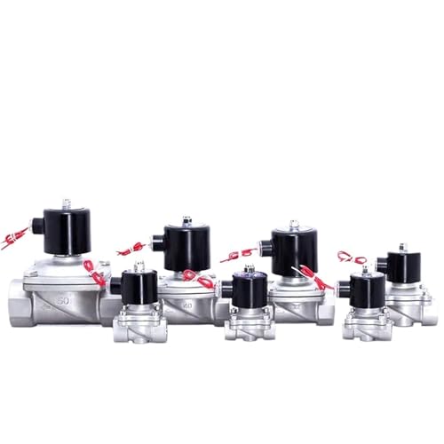 Électrovanne en acier inoxydable DN25 AC220V haute résistance durable