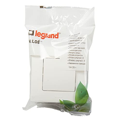 Legrand 396450 NL BL Monobloc Switch, White, Single, Blanco - Image 2