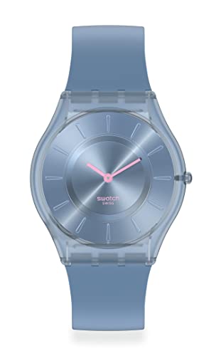 Swatch Skin Classic BIOSOURCED Denim Blue Quartz Watch