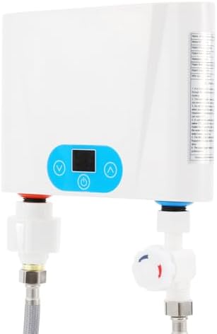 Mini calentador de agua instantáneo de con indicador LED, 5500 W,...