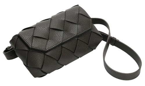 Unisex Woven Bag Purses and Handbags Trendy 2025 Vegan Leather Woven Tote Shoulder Bag Handbag Clutch Crossbody Purse Travel