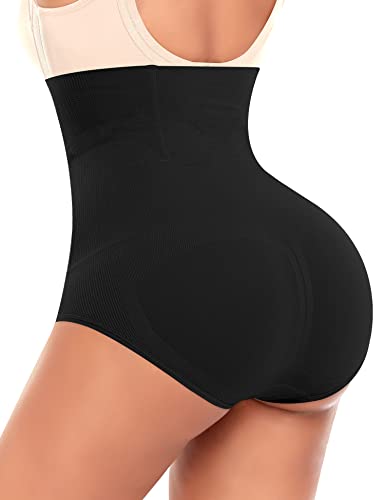 Image of Werena Tummy Control Shapewear Panties for Women High Waist Cincher Shaping Underwear Body Shaper Panty Girdle