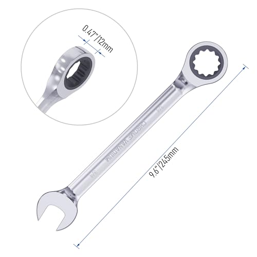 Image of 3 /4 Inch Ratcheting Combination Wrench SAE