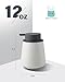 Foam Hand Soap Dispenser - 12 oz Bathroom Lotion Hand Pump Dispenser, Ceramic Foaming Soap Dispenser with Grey Removable Pump for Kitchen Hand Wash Dispenser, Speckled Matte Beige