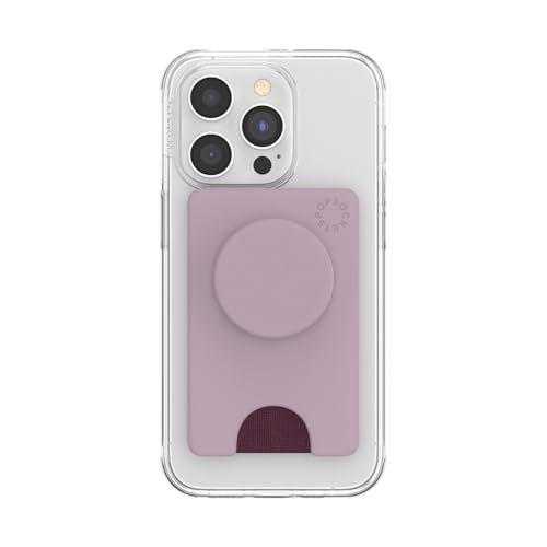 Image of PopSockets Adhesive Phone Wallet and Card Holder with Grip, Light Pink - Blush Pink