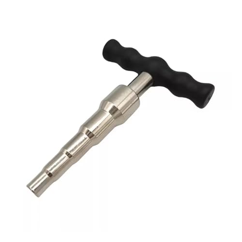 LeTkingok Herramienta Multifunción para Abocardar Tuberías, Expansor de Tubos de Aluminio y Plástico, Herramienta para Redondear Tuberías de Calefacción por Suelo Radiante