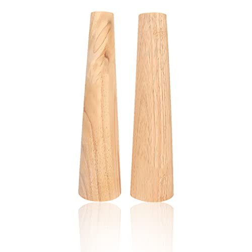 Bracelet Mandrel Stick (2pcs Round Oval Shape Wooden Jewelry Tool) Adjust Bracelet Gauge Measure and Deformation Repair Tool for Jewelry Making